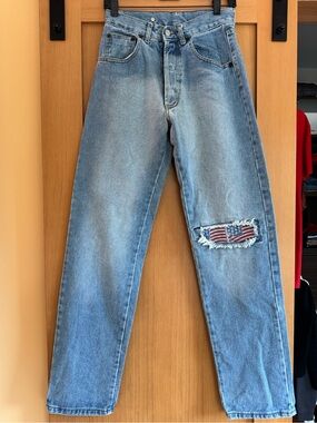American Boutique Jeans Women’s Size 38 High Rise Vintage Mom Jean 4th of July